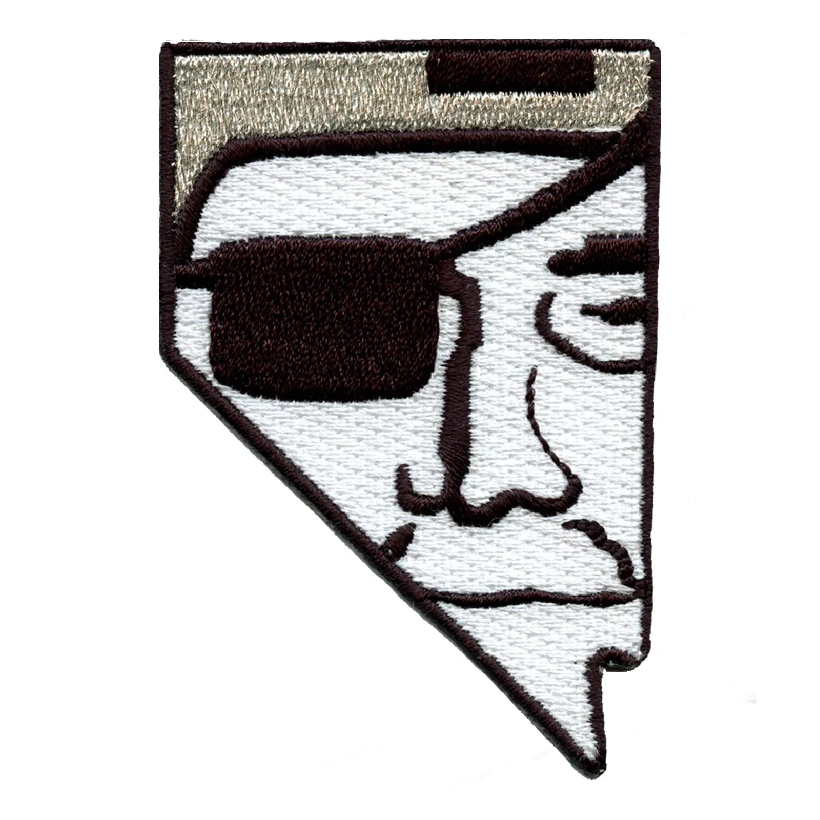Las Vegas Football Team Parody Eye Patch State Iron On Embroidered Patch 