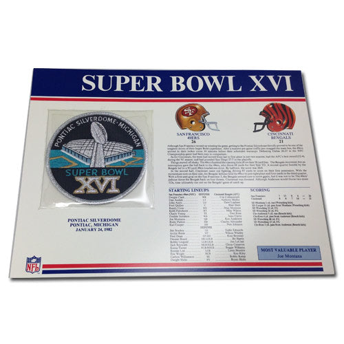 Super Bowl Patch -  Canada