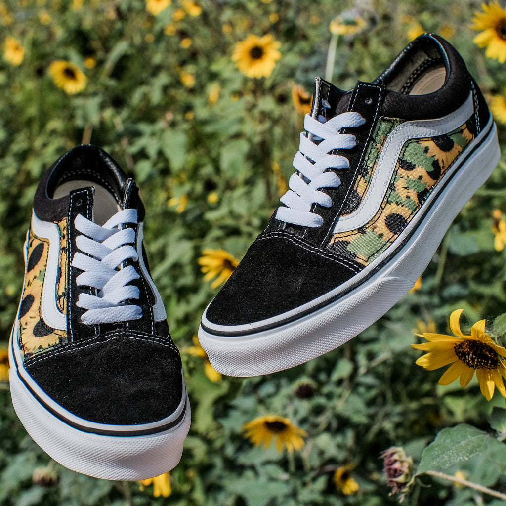 vans shoes sunflower