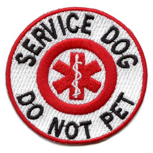 Working Dog Do Not Pet Patch Service Animal Badge Embroidered Iron
