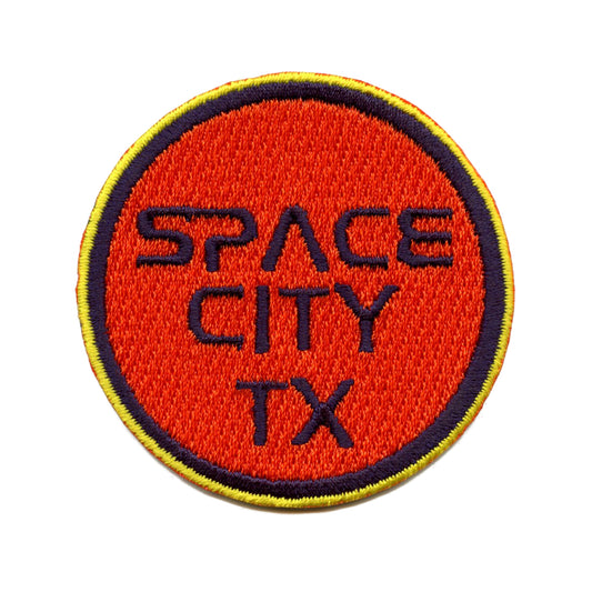 Houston Texas Large Iconic Collage Iron on Patch