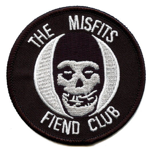 Misfits Old School Bat Fiend Patch Punk Rock Band Embroidered Iron On