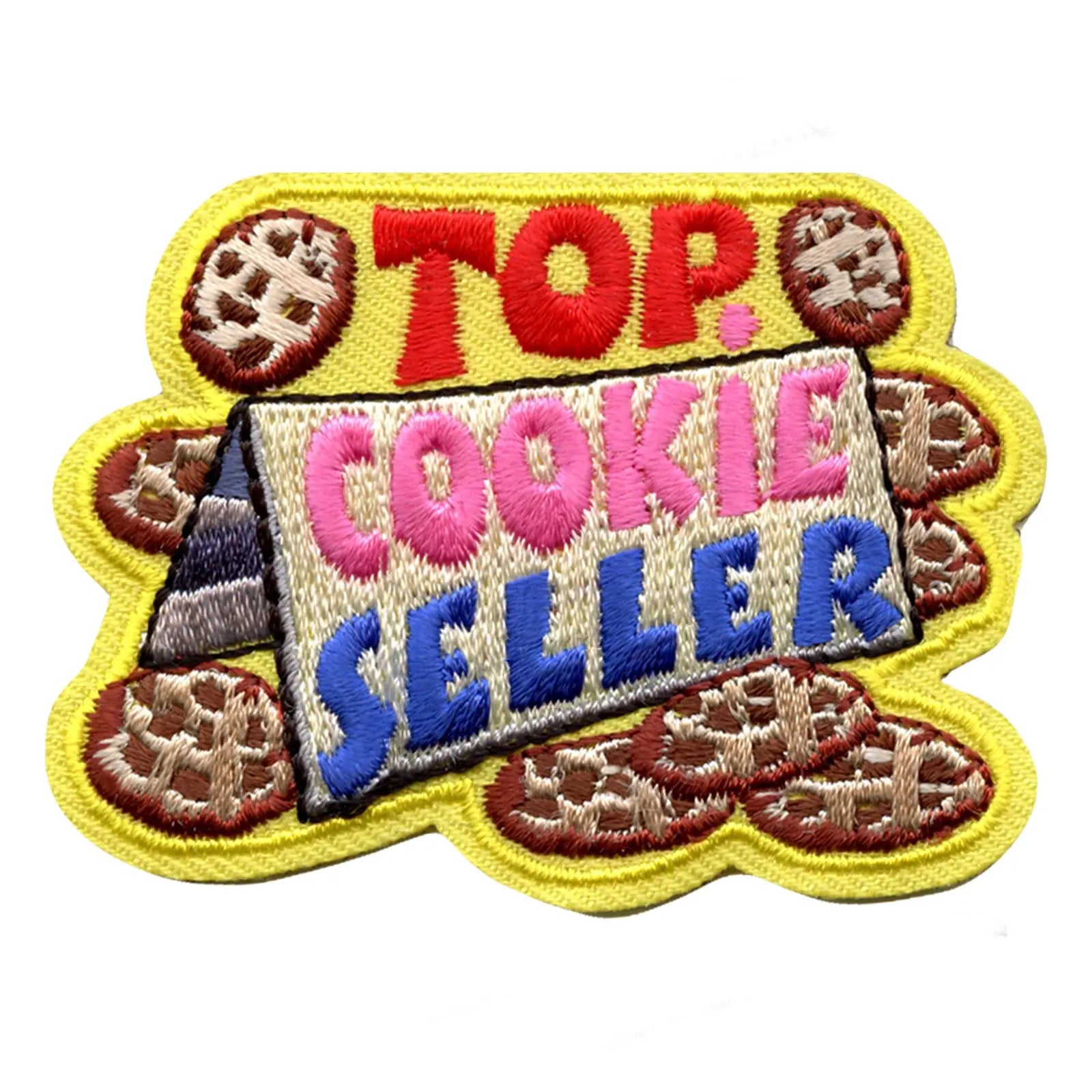 Top Cookie Seller Embroidered Iron On Patch