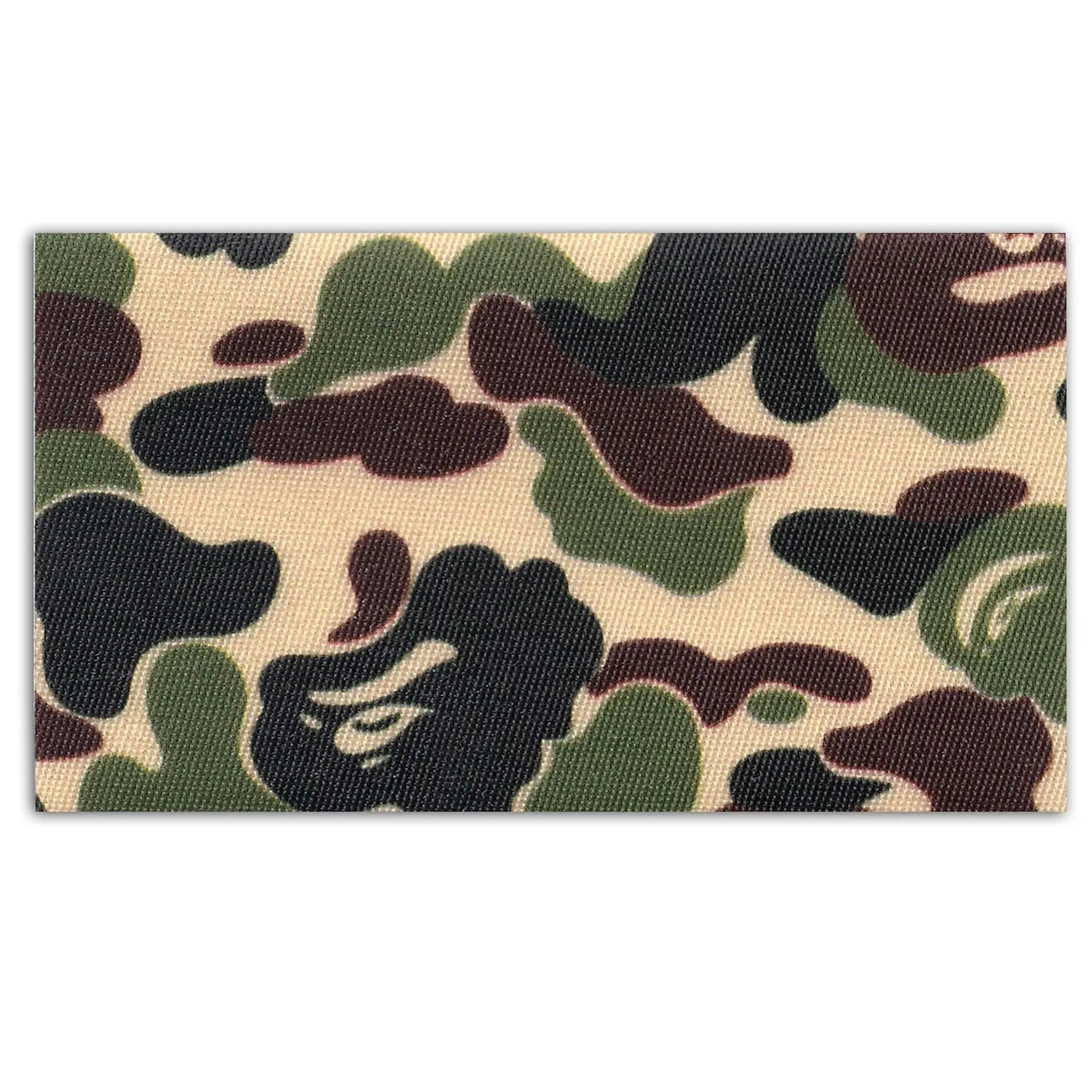 Ape Head Green Camouflage Pattern Box Iron On Foto Patch – Patch Collection