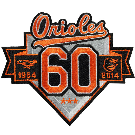 Baltimore Orioles Primary Bird Team MLB Logo Jersey Sleeve Patch Licensed