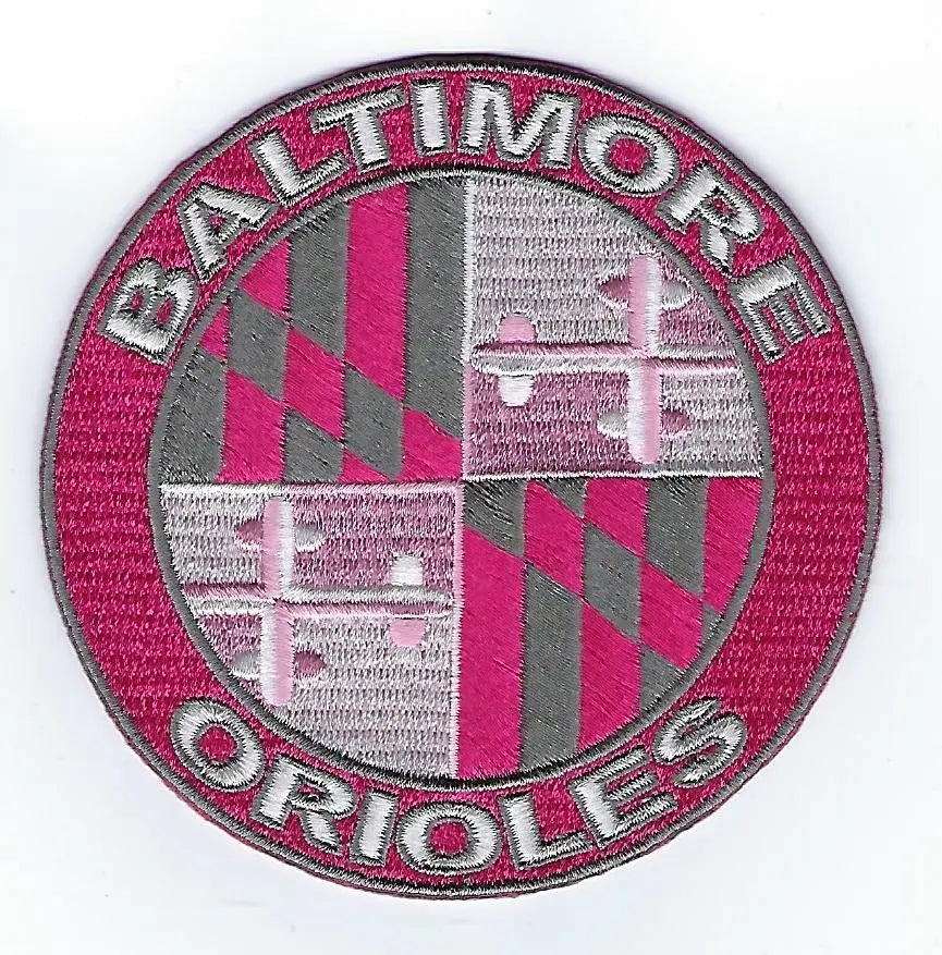 Baltimore Orioles Mothers Day Pink Sleeve Jersey PatchN Patch