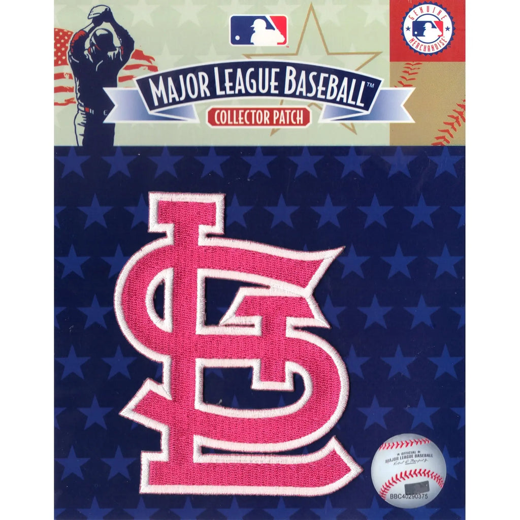 St Louis Cardinals Mothers Day Pink Sleeve Jersey Patch