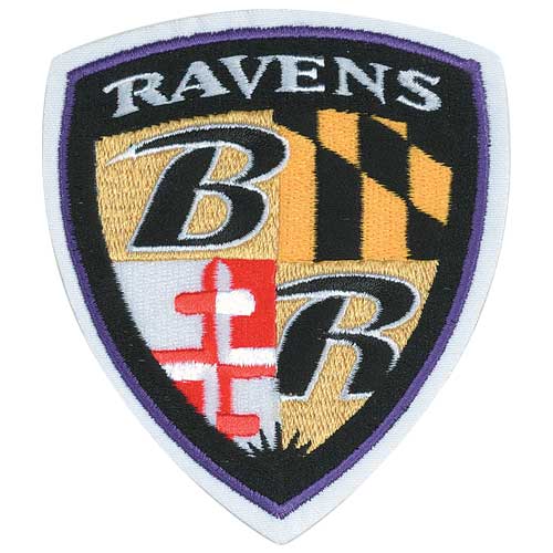 Baltimore Ravens Alternate Shield Team Logo Jersey Sleeve Patch