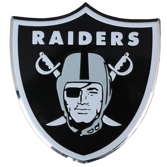 Raiders Raider Nation NFL Football Iron On Patch - Footballs