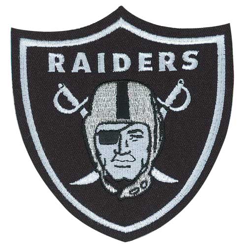 las vegas raiders jersey patch