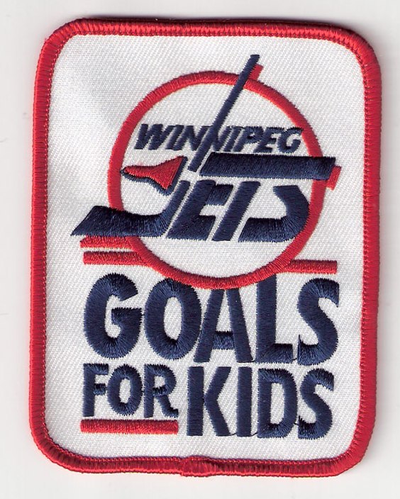 Winnipeg Jets 'Goals For Kids' Patch 