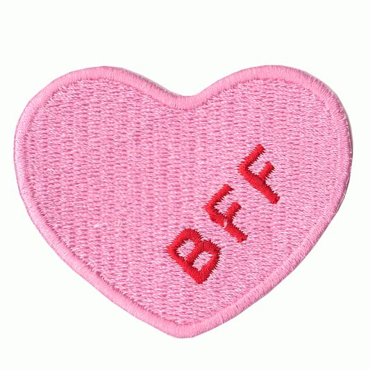 Femme Power Heart Iron On Patch – Creepy Gals