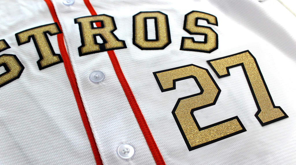 pro jersey lettering