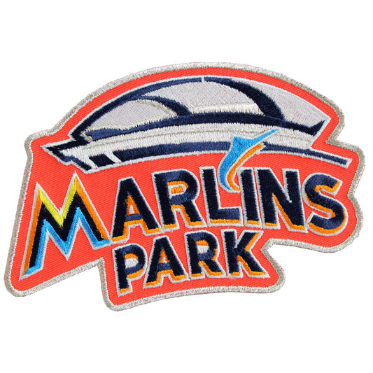 MLB Licensed Miami Marlins Billy The Marlin Baseball Mascot Patch Self  Adhesive