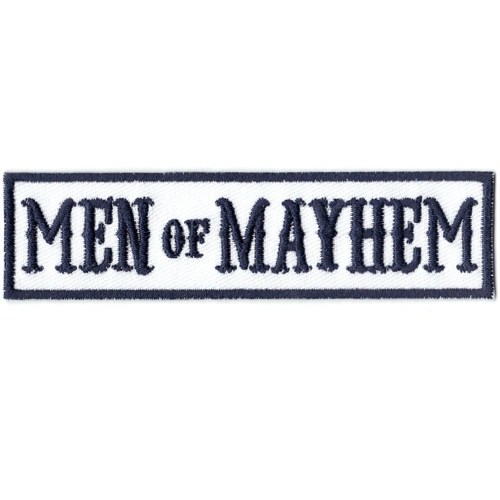 men of mayhem patch meaning