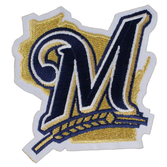 Milwaukee Brewers Mitt Collectors Baseball Patch-Sportsk