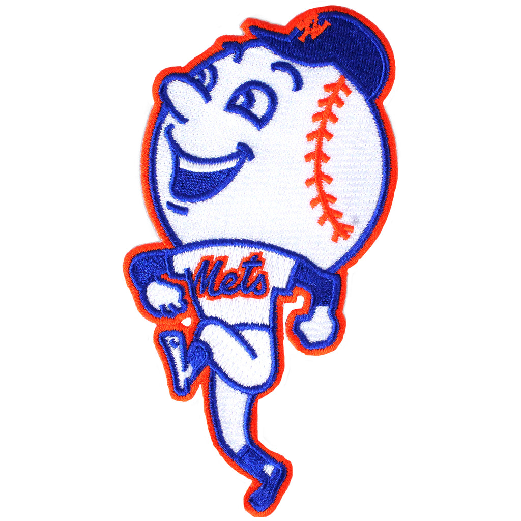 New York Mets Mr. Met Skipping Sleeve Jersey Patch (2014)