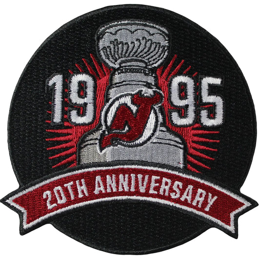 New Jersey Devils Patch Logo, Embroidered Hockey Patches Iron On, Size: 3.4  x 3.5 inches