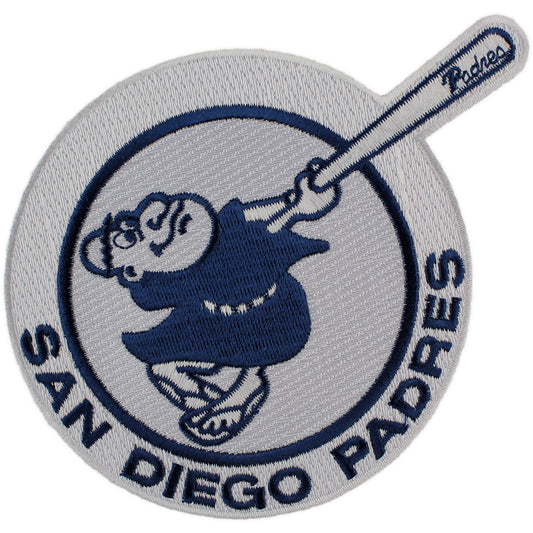 Vintage Lot Of 2 San Diego Padres Iron On Patch Friar Logo MLB Baseball  Club NOS