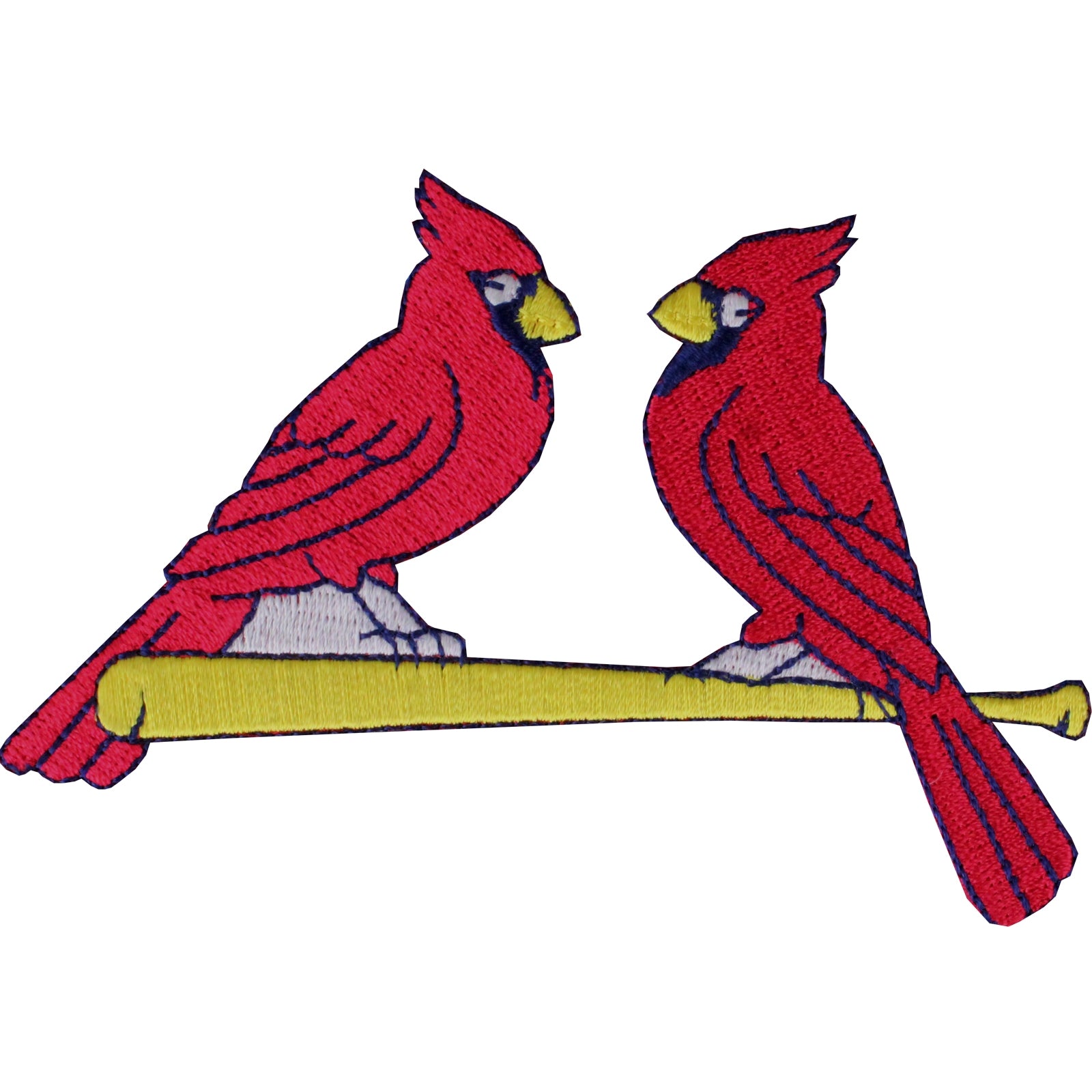 St. Louis Cardinals Birds On Bat Logo Patch