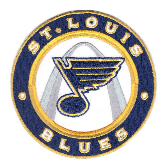 St. Louis Blues Secondary Team Trumpet Logo Patch