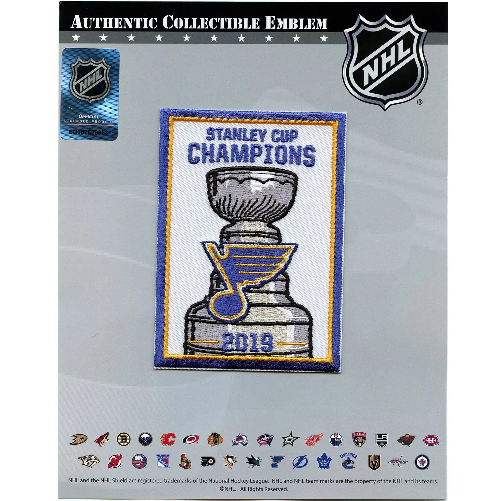 St. Louis Blues break tradition, wear Stanley Cup patch during home opener