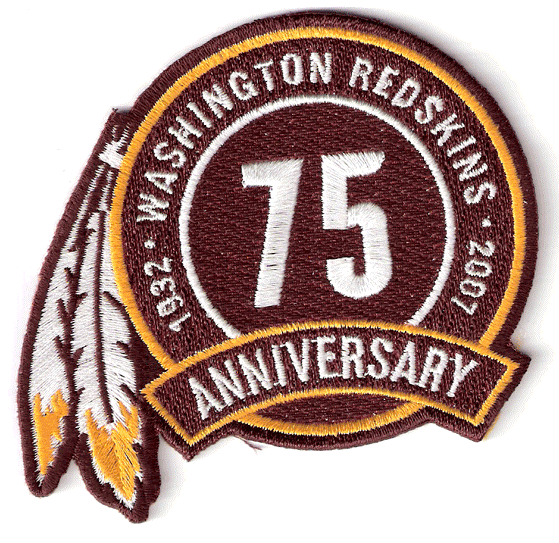 washington redskins 75th anniversary jersey