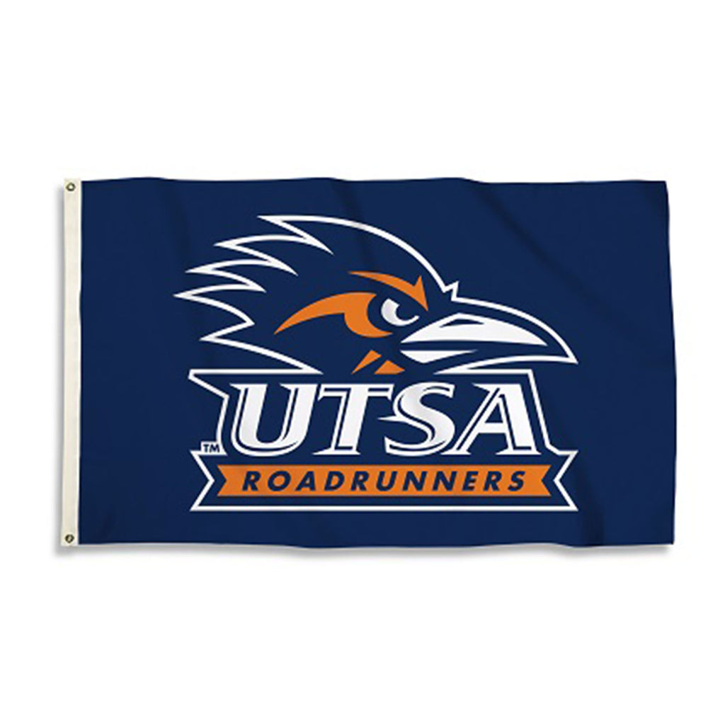 University Of Texas San Antonio Utsa Roadrunners Team Logo Flag 3 X 5