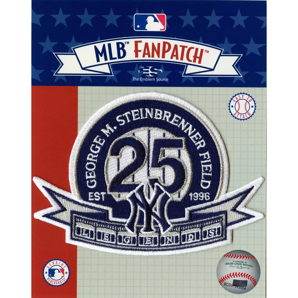 25th Year New York Yankees MLB Patch