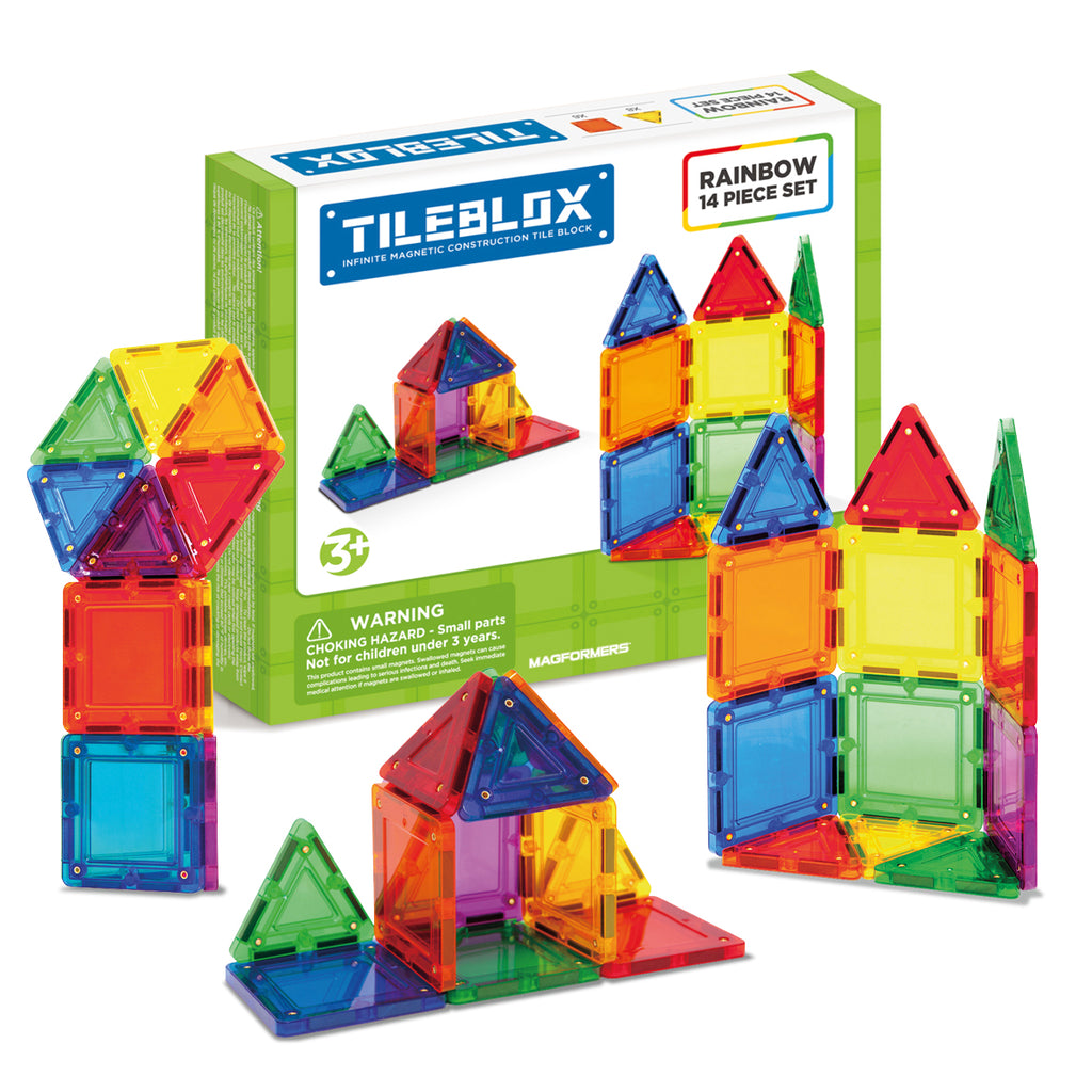 Magformers - Ensemble de blocs de construction magnétiques Tileblox Inspire  (42 pièces), kit de tuiles magnétiques éducatives, ensemble de jouets à  tige de construction magnétique - Briques et blocs - Rue du Commerce