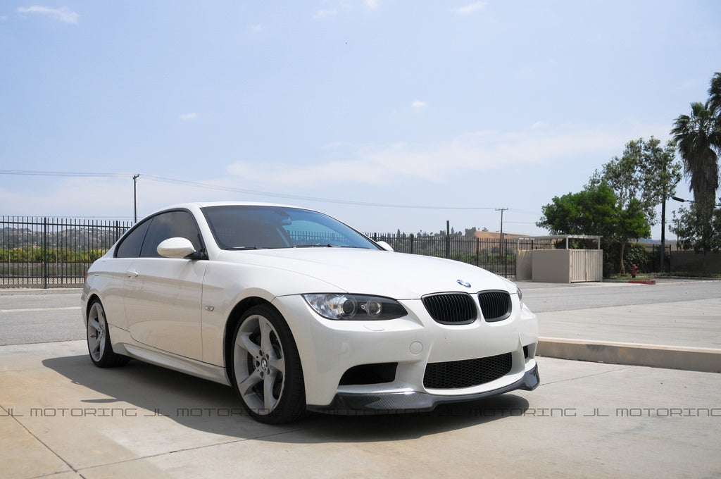 BMW E92 E93 3 Series M3 Style Bumper Carbon Fiber Front Lip - JL Motoring