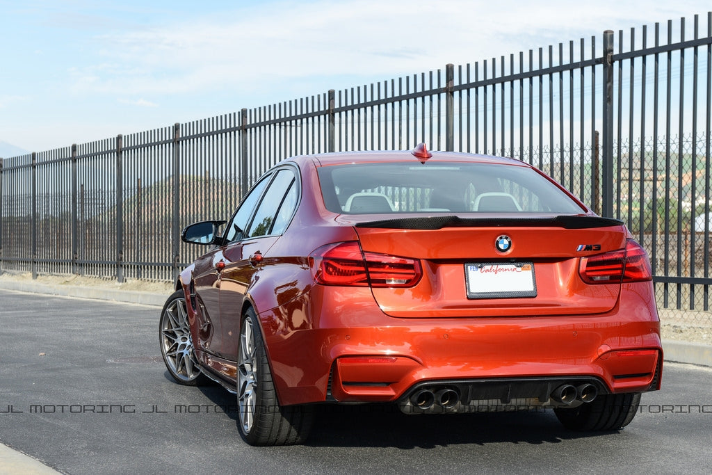 Bmw F80 M3 F30 M4 Style Carbon Fiber Trunk Spoiler Jl Motoring