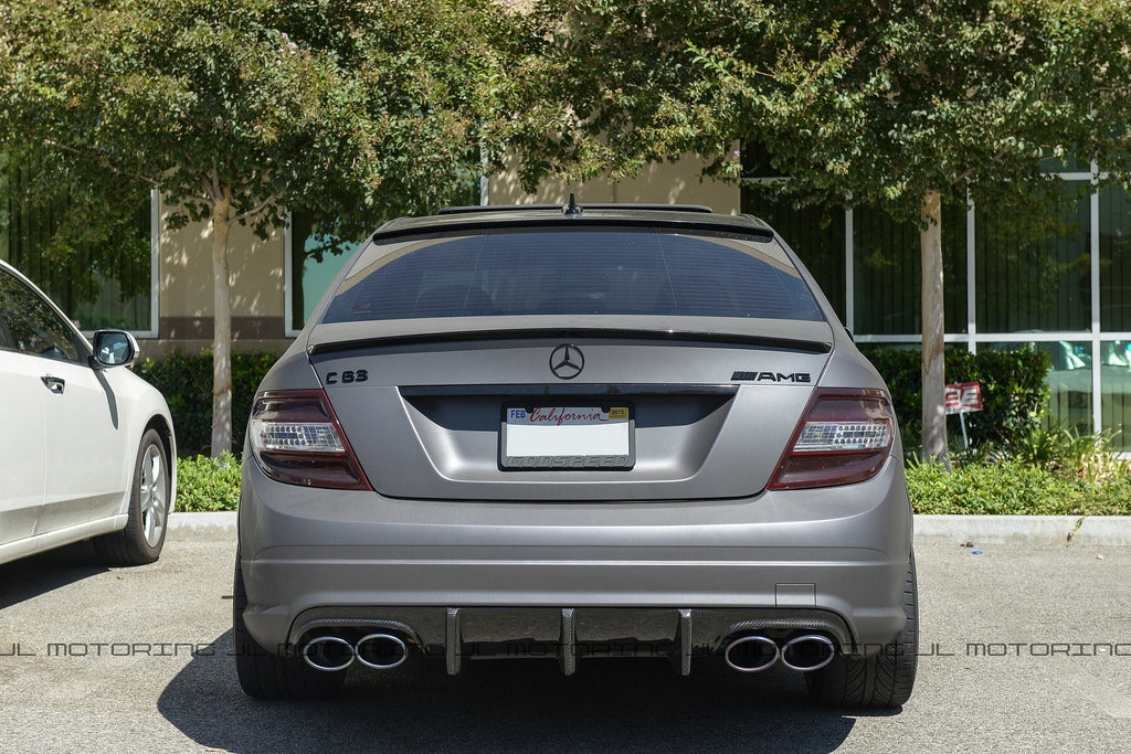 Mercedes W204 C Class Carbon Fiber Roof Spoiler – Jl Motoring