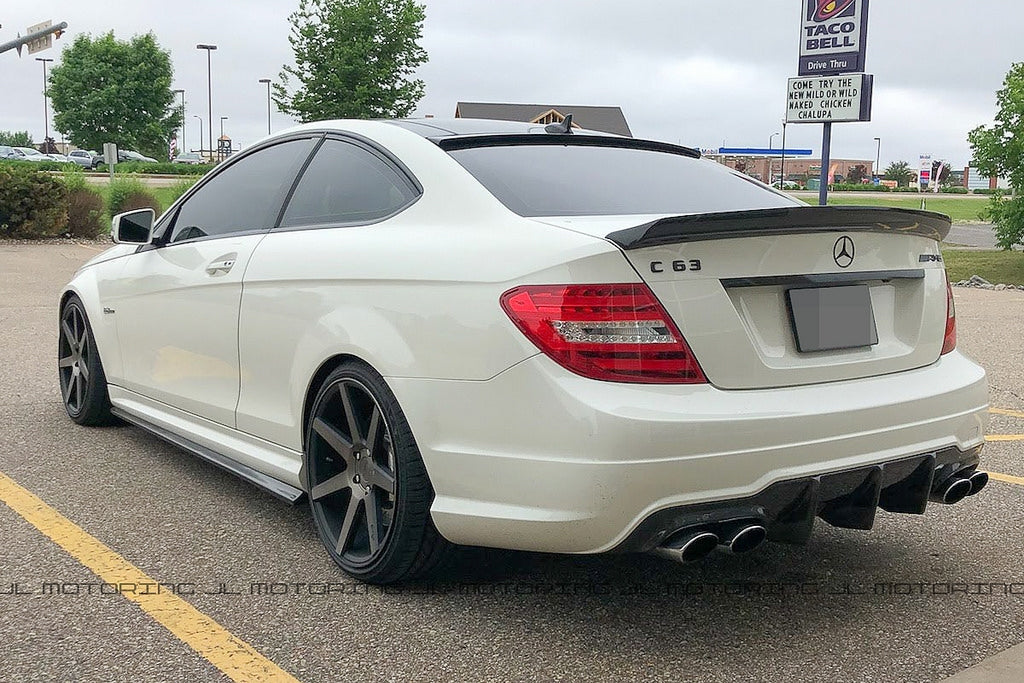 Mercedes Benz W204 C Coupe Dtm Style Carbon Fiber Trunk Spoiler – Jl