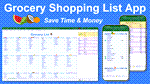 Grocery Shopping List App