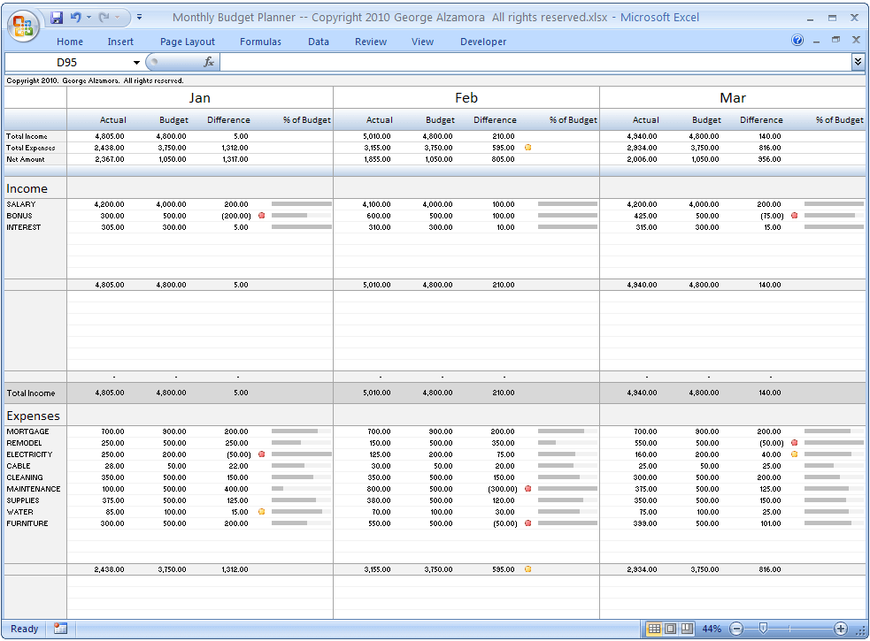Excel Simple Budget Template from cdn.shopify.com