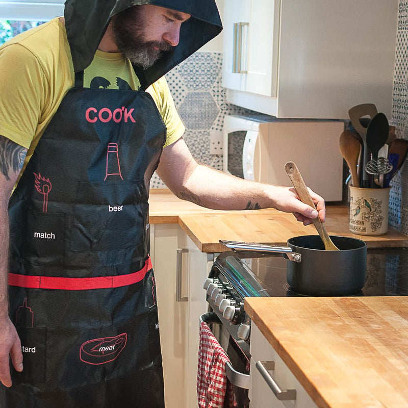 Man Apron – The BBQ accessory | Pockets for everything to get the job done