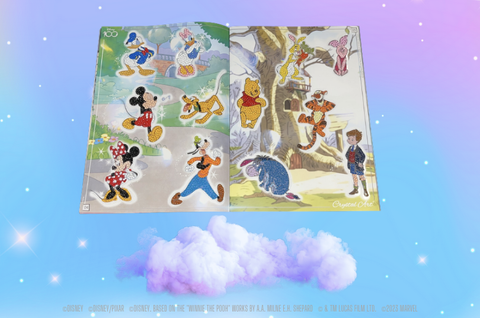 Disney 100th anniversary crystal art sticker sets