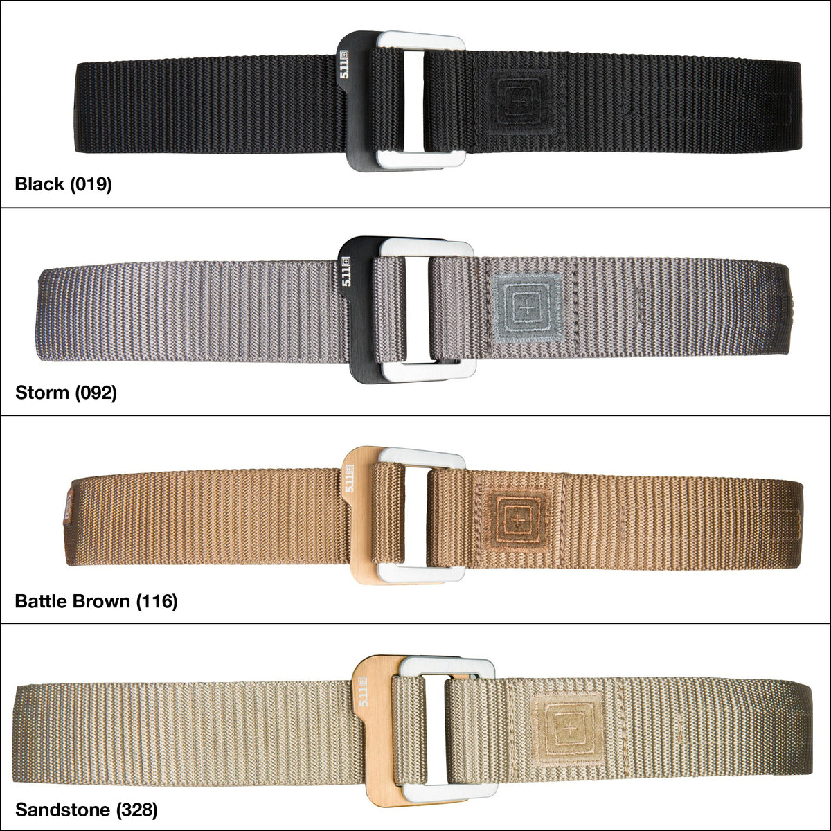 5.11 tactical traverse double buckle belt