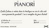 Carte-cadeau - PIANORI