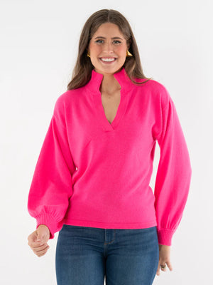 Lolli Sweater - Pink Glo - Windswept Clothiers