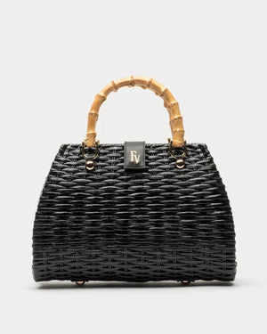 Rooster Wicker Basket Black - Windswept Clothiers