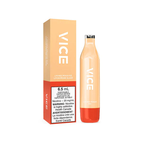 Lychee Peach Ice - VICE 2500 Puff Disposable Vape