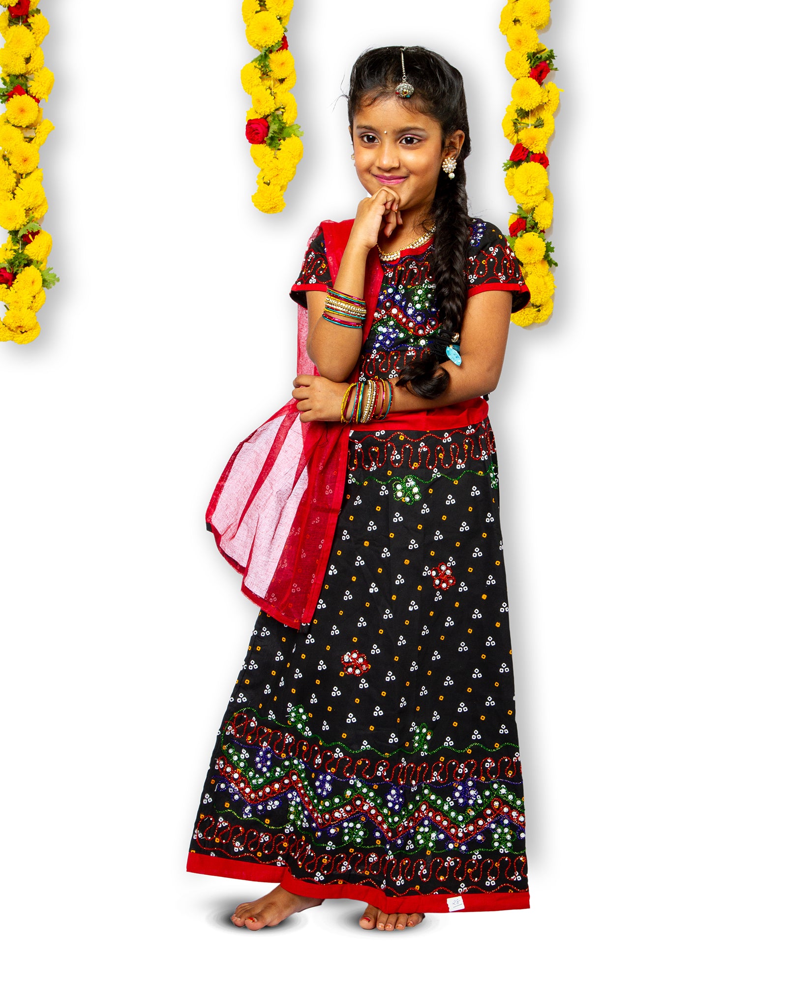 navratri girl dress