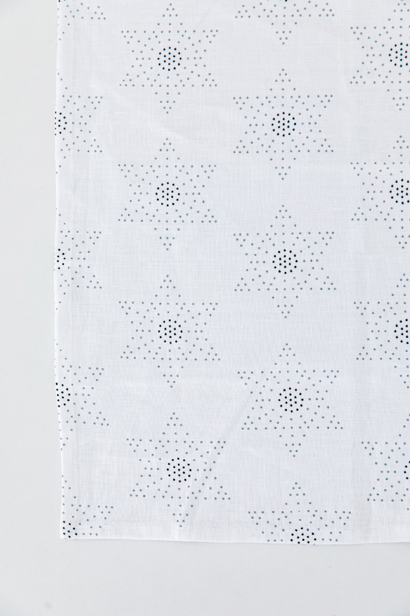 Linen Tea Towel in Navy Gingham - Heirloomed