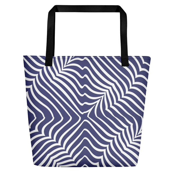 blue beach bag