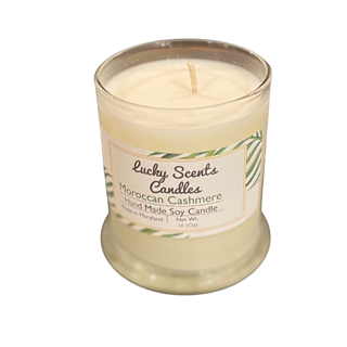 Glass Natural Soy Wax Candle