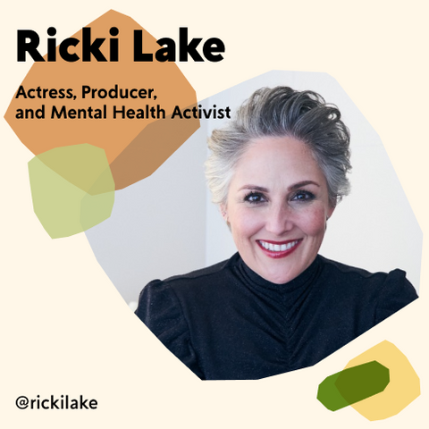Ricki Lake Hairspray Actress and Mental Health Activist