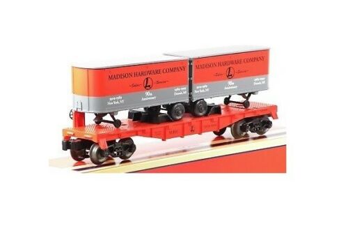 Lionel 6-84707 Hot Wheels 50th Anniversary Flatcar with Piggyback Trai