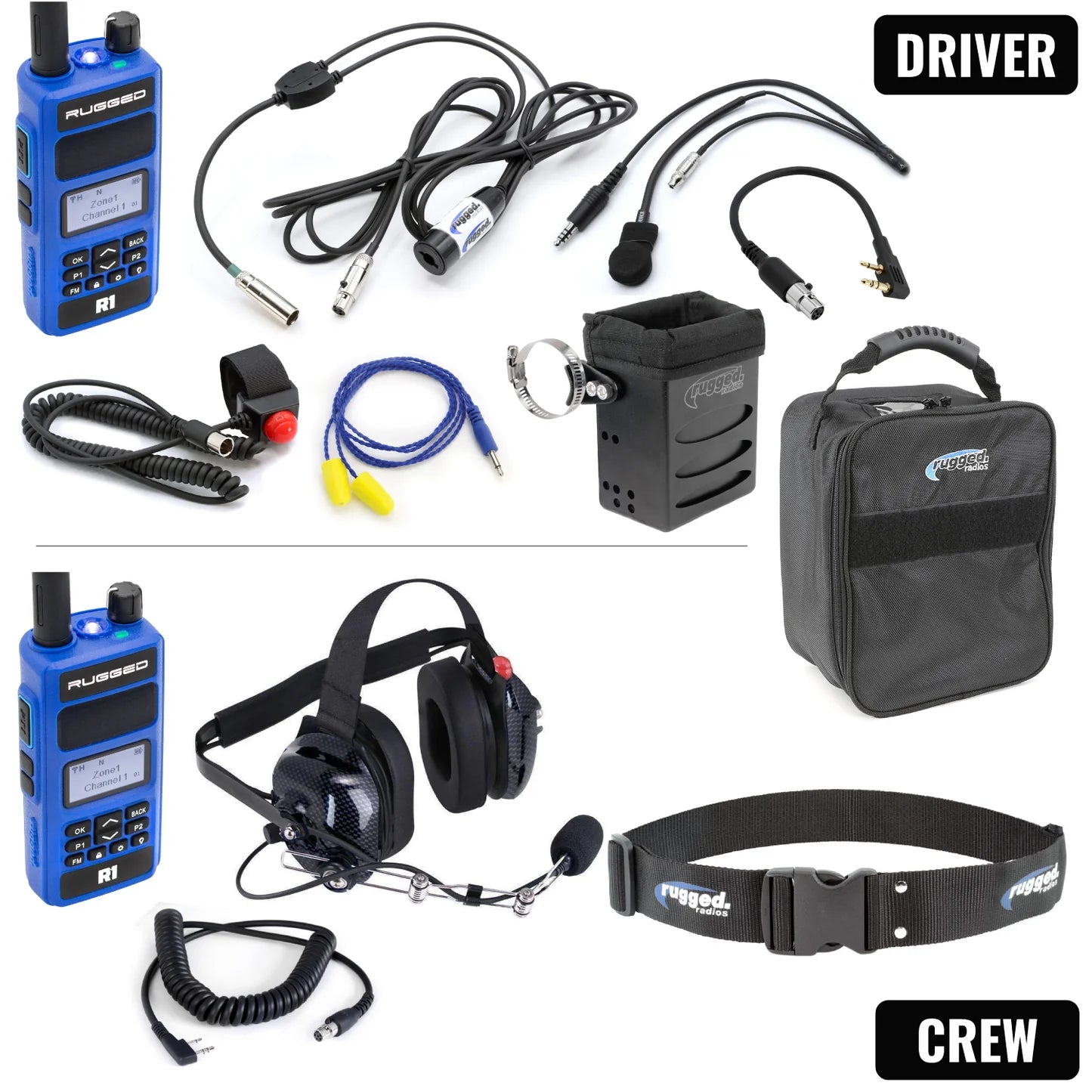 Complete Team - IMSA 4C Racing System with Rugged R1 Handheld Radios by Rugged Radio main image 0